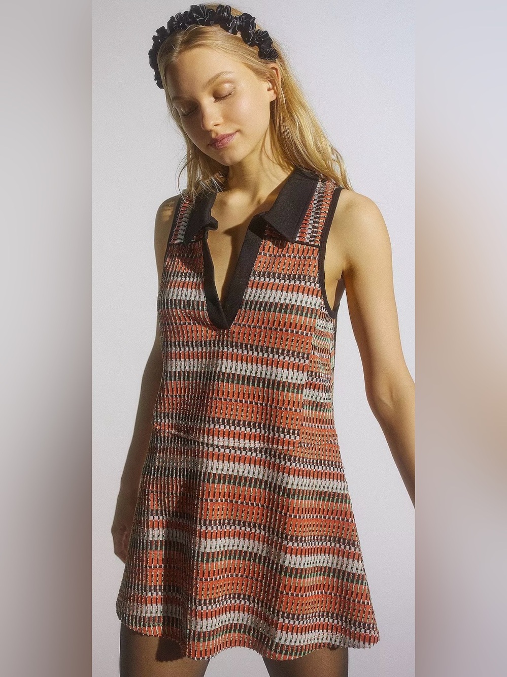 Urban Outfitters Knit Mini Polo Dress